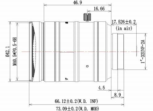 LS-XAC-16250F dimensions (mm)