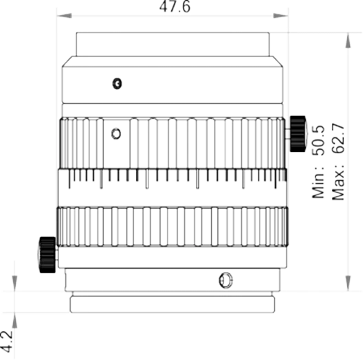 LS-XAC-40M42 dimensions (mm)