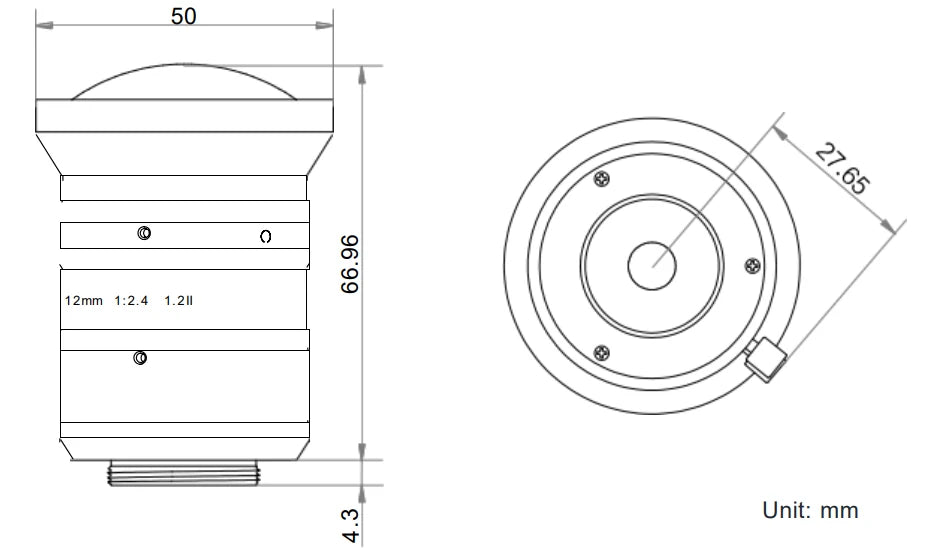 LS-XAC-1225F dimensions (mm)