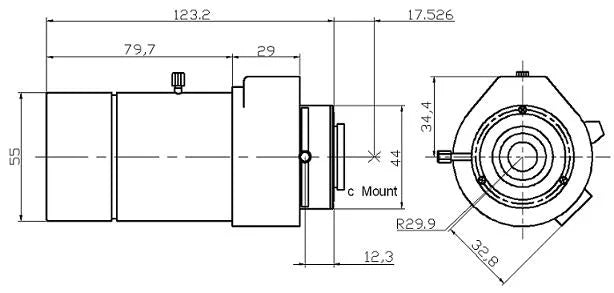 LS-SVD10120IR-M dimensions (mm)
