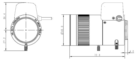 LS-SVD1050-3M dimensions (mm)