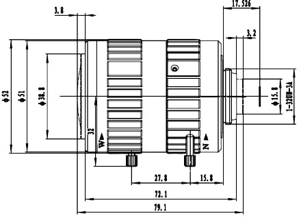 LS-SVM0418IR-3M dimensions (mm)