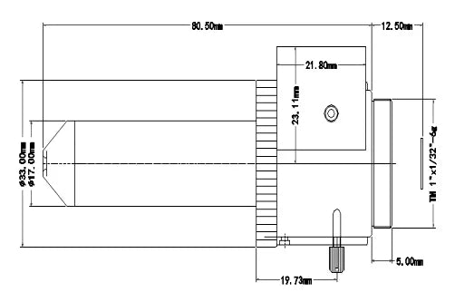 LS-SPH0418D-2M dimensions (mm)