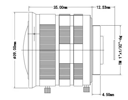 LS-SGF2575-3M dimensions (mm)