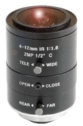 4-12 mm, 1/2", 2 MP, C-mount Varifocal CCTV Lens (LS-SVM0412IR-2M)