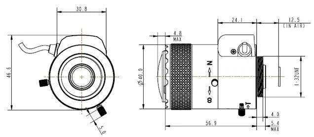LS-SVD2712-3M dimensions (mm)