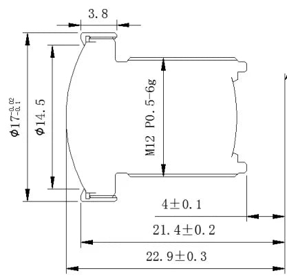 LS-HN-SL2029IR-4M dimensions (mm)