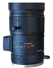 11-50 mm, 1/1.7", 8 MP, CS-mount Varifocal CCTV Lens (LS-SVD1150IR-8M)