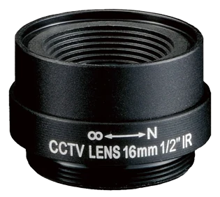 16 mm, 1/2", 5 MP, CS-mount Fixed CCTV Lens (LS-S12FC1620IR-5M)