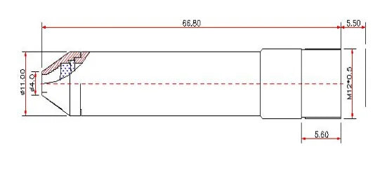 LS-SPH7016-2M dimensions (mm)