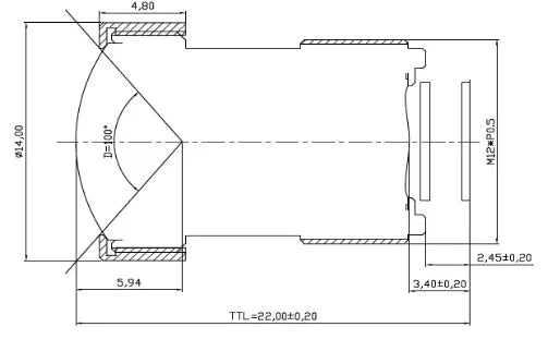LS-SND3528-16M dimensions (mm)