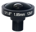 1.85 mm, 1/1.8", 12 MP, M12-mount Fisheye Lens (LS-SFY18520IR-12M)