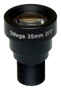 35 mm, 1/2", 5 MP, M12-mount Low-Distortion M12 Lens (LS-S12BF3525LIR-5M)