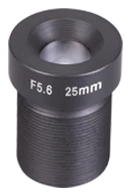 25 mm, 1/1.7", 12 MP, M12-mount Low-Distortion M12 Lens (LS-SND2556-12M)