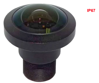 1.13 mm, 1/2.7", 8 MP, M12-mount Fisheye Lens (LS-SFY11320IR.IP67-8M)