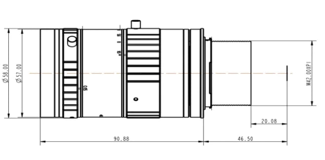 LS-SLS5028F-100M dimensions (mm)