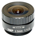 2.5 mm, 1/2.7", 3 MP, CS-mount Fixed CCTV Lens (LS-SFC2512IR-3M)