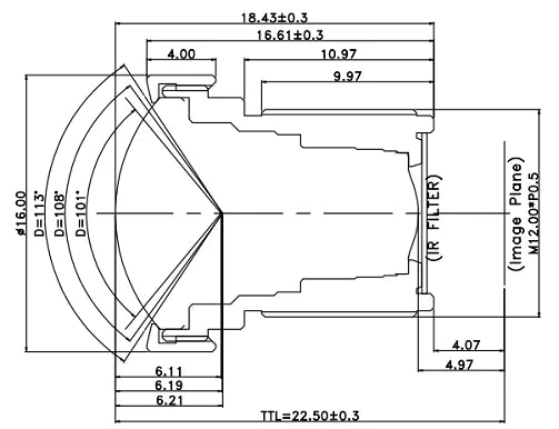 LS-SND2631SD-12M dimensions (mm)