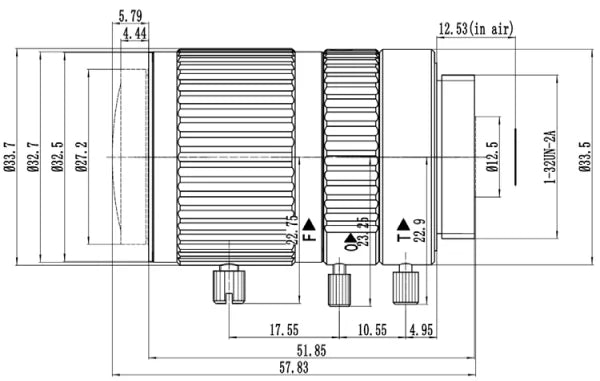 LS-SVM2812JIR-5M dimensions (mm)