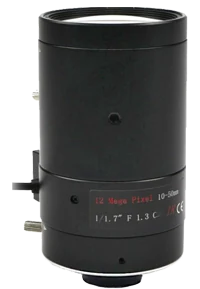 10-50 mm, 1/1.7", 12 MP, C-mount Varifocal CCTV Lens (LS-SVD1050MIR-12M)