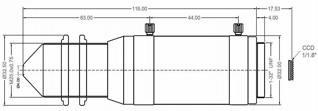 LS-SPH1060M-6M dimensions (mm)