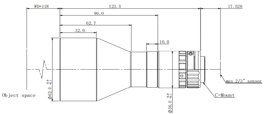 LS-MBT-0271-118 dimensions (mm)