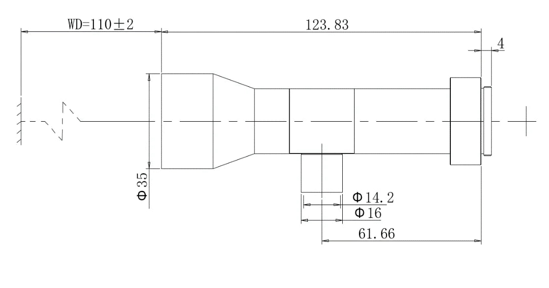 LS-MY-05-110C-MP dimensions (mm)