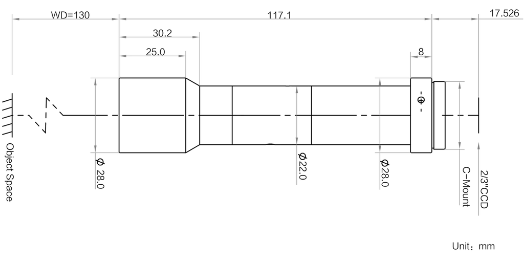 LS-MY-08-130-MP dimensions (mm)