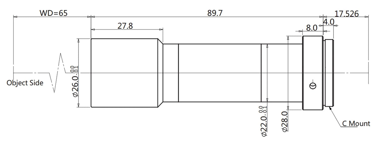 LS-MY-08-65-MP dimensions (mm)