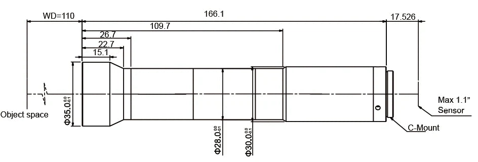 LS-KT-3-110 dimensions (mm)