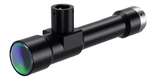 Object-Side Telecentric Lens, 4x, 108 mm WD, 1.1", coaxial light port (LS-KT-4-108C)