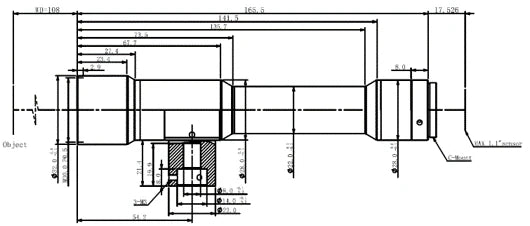 LS-KT-4-108C dimensions (mm)