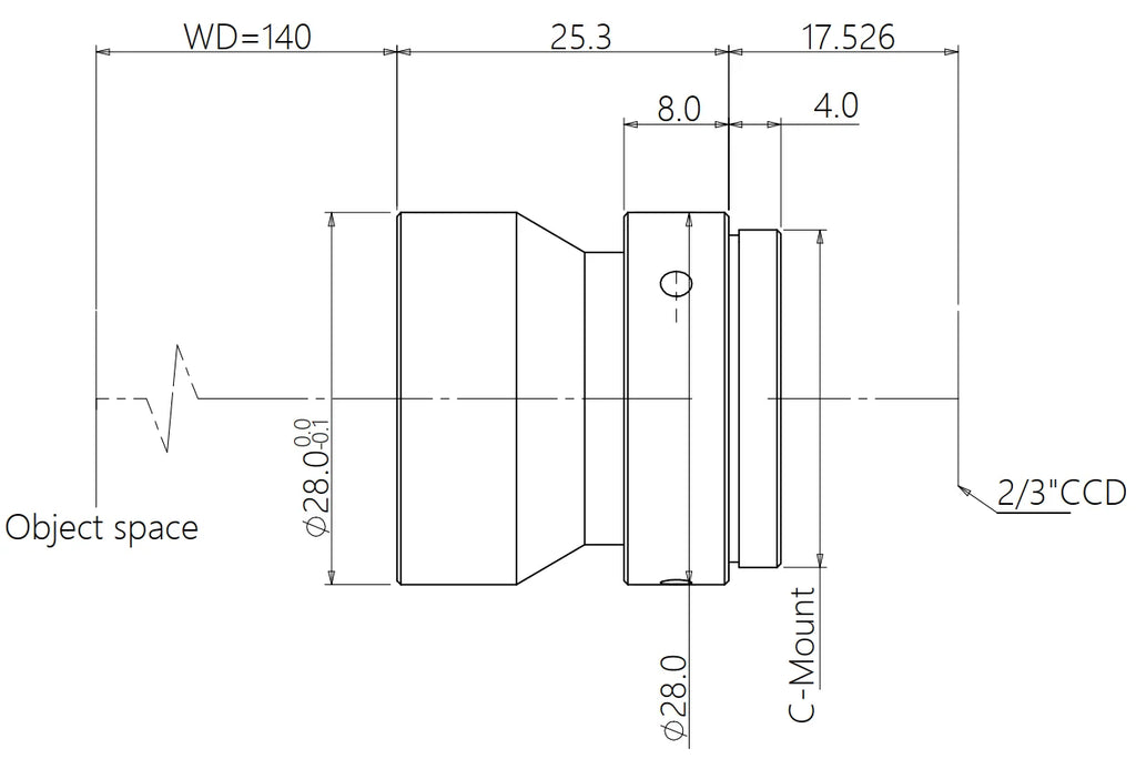 LS-MY-02-140 dimensions (mm)