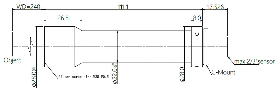 LS-MY-03-240 dimensions (mm)