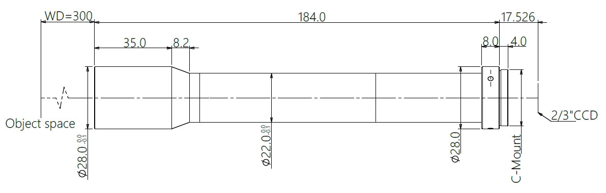 LS-MY-08-300 dimensions (mm)