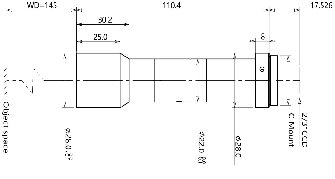 LS-MY-07-145 dimensions (mm)