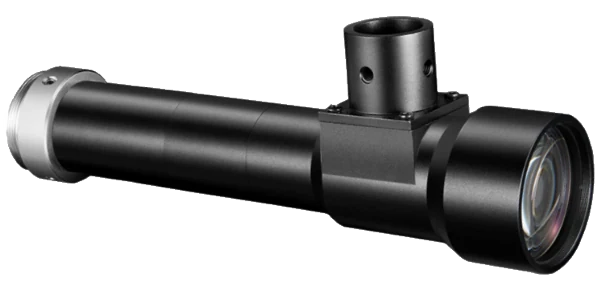 Lente telecéntrica del lado del objeto, 4x, 108 mm WD, 2/3", puerto de luz coaxial (LS-MY-4-108C)