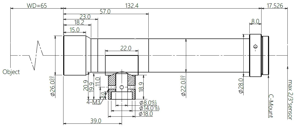 LS-MY-75-65C dimensions (mm)