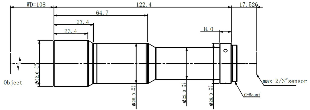 LS-MY-15-108 dimensions (mm)