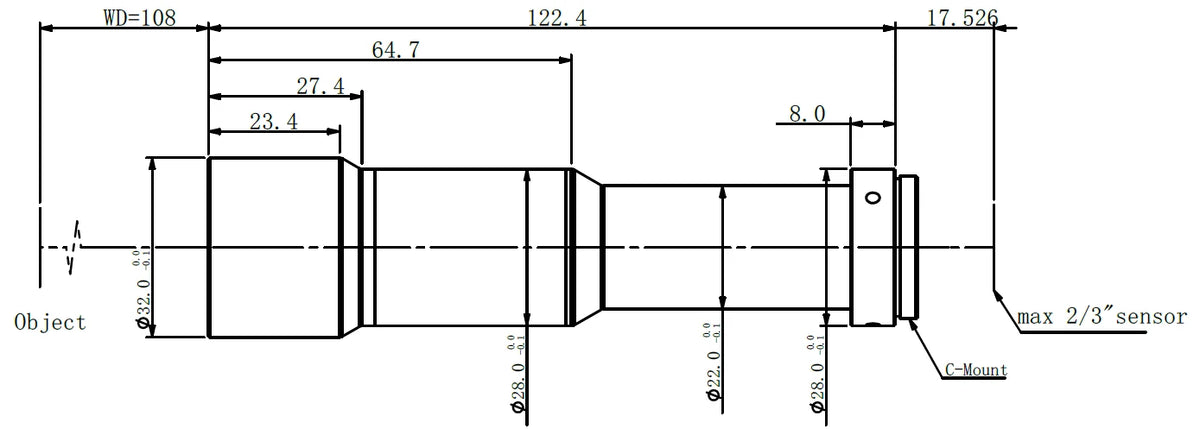 LS-MY-15-108 dimensions (mm)