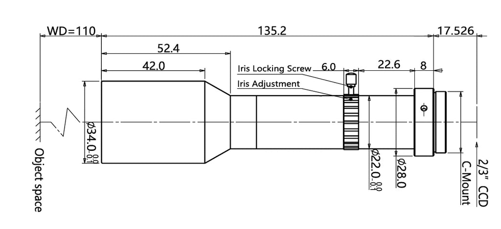 LS-MY-05-110G dimensions (mm)