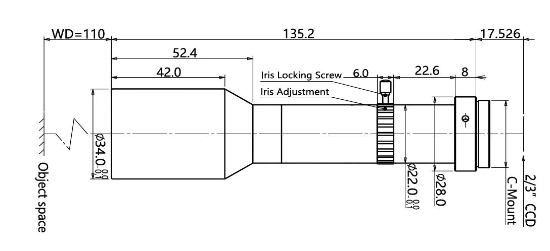LS-MY-05-110G dimensions (mm)