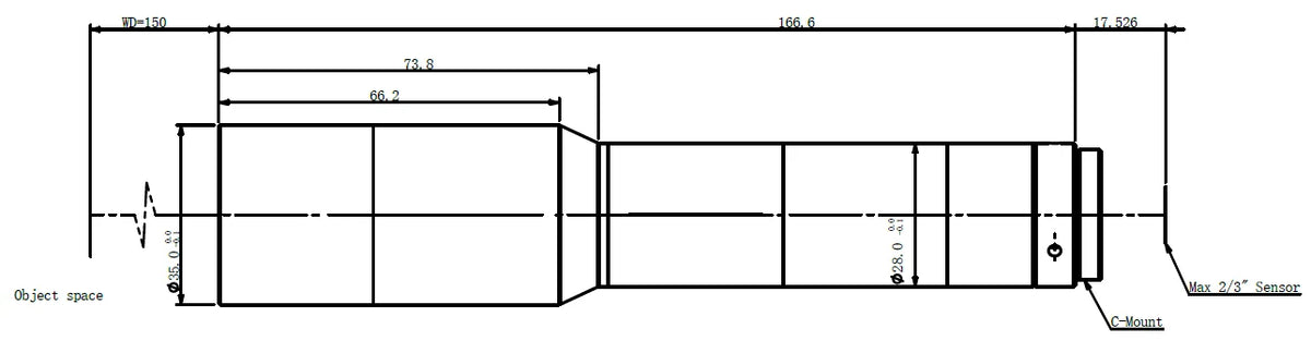 LS-MY-1-150 dimensions (mm)