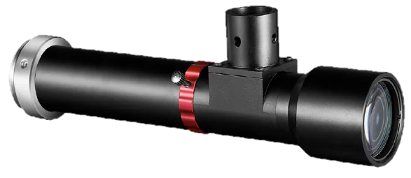 Lente telecéntrica del lado del objeto, 0.7x, 145 mm WD, 2/3", puerto de luz coaxial (LS-MY-07-145C-G)