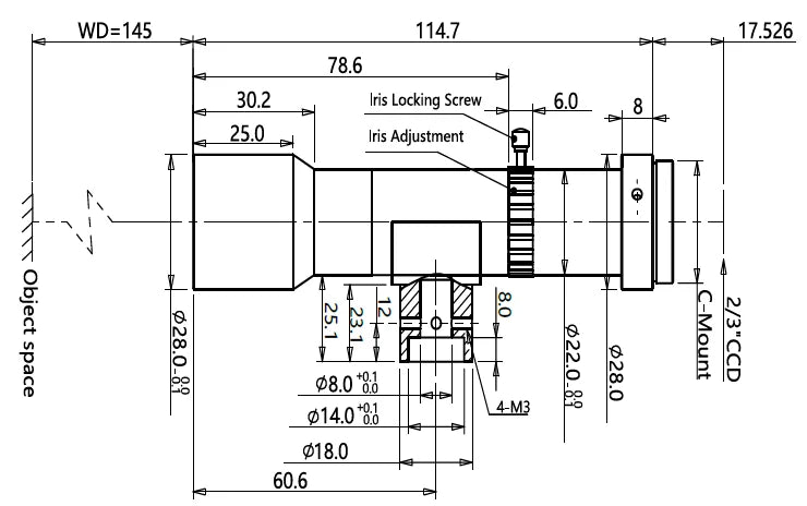 LS-MY-07-145C-G dimensions (mm)