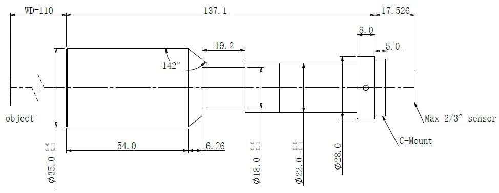 LS-MY-05-110-V3 dimensions (mm)