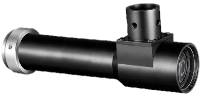 Lente telecéntrica del lado del objeto, 2x, 63 mm WD, 2/3", puerto de luz coaxial (LS-MY-2-63C)