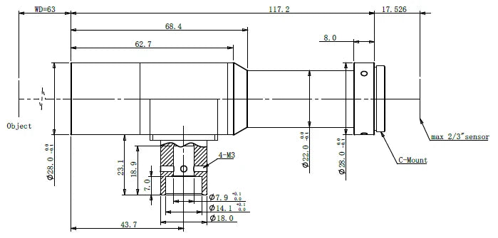 LS-MY-2-63C dimensions (mm)
