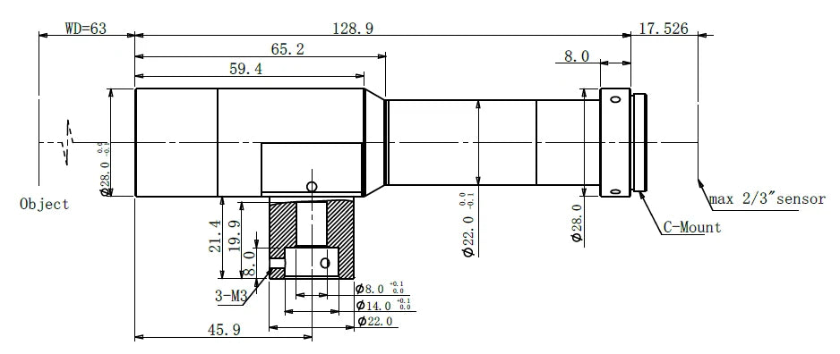 LS-MY-4-63C dimensions (mm)