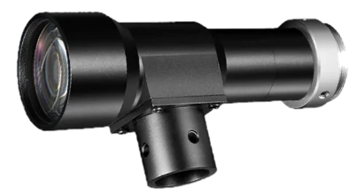 Obiektyw telecentryczny po stronie obiektu, 1x, 108 mm WD, 2/3", port oświetlenia współosiowego (LS-MY-1-108C)